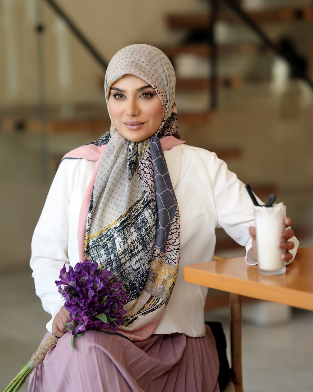 روسری نخ گارزا کد 001
